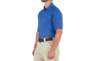 Image of First Tactical Performance Short Sleeve Polo - Mens, Tall, Academy Blue, 5XL, 112509-691-5XL-T