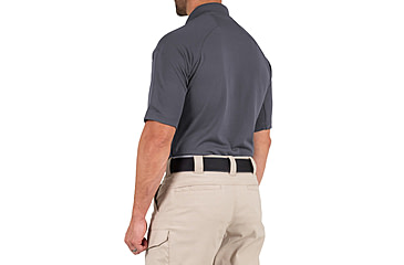 Image of First Tactical Performance Short Sleeve Polo - Mens, Tall, Asphalt, 5XL, 112509-015-5XL-T