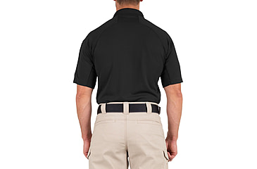 Image of First Tactical Performance Short Sleeve Polo - Mens, Tall, Black, 6XL, 112509-019-6XL-T