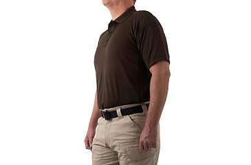 Image of First Tactical Performance Short Sleeve Polo - Mens, Tall, Kodiak Brown, 6XL, 112509-182-6XL-T