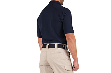 Image of First Tactical Performance Short Sleeve Polo - Mens, Tall, Midnight Navy, 6XL, 112509-729-6XL-T
