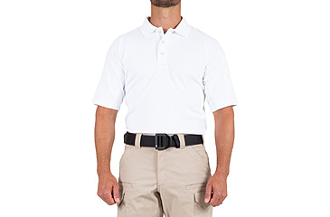 Image of First Tactical Performance Short Sleeve Polo - Mens, Tall, White, 6XL, 112509-010-6XL-T
