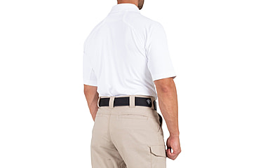 Image of First Tactical Performance Short Sleeve Polo - Men's, Tall, White, 2XL, 112509-010-XXL-T