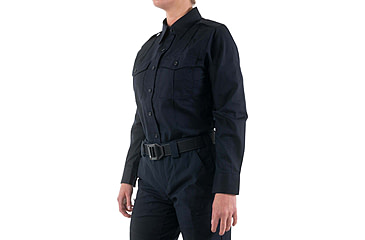 Image of First Tactical Pro Duty Long Sleeve Shirt - Womens, Midnight Navy, Medium, 121011-729-M-R