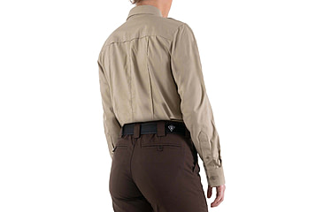 Image of First Tactical Pro Duty Long Sleeve Shirt - Womens, Silver Tan, Extra Large, 121011-065-XL-R