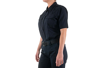 Image of First Tactical Pro Duty Short Sleeve Shirt - Women's, Midnight Navy, Extra Small, 122001-729-XS-R