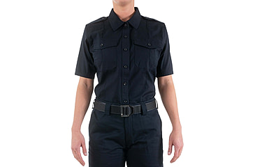 Image of First Tactical Pro Duty Short Sleeve Shirt - Women's, Midnight Navy, Extra Small, 122001-729-XS-R