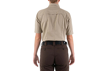 Image of First Tactical Pro Duty Short Sleeve Shirt - Women's, Silver Tan, 2XL, 122001-065-XXL-R