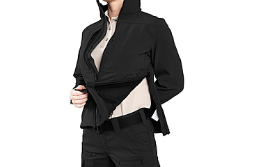 Image of First Tactical Softshell Short Jacket - Womens, Black, Large, 128503-019-L