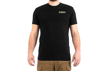 Image of First Tactical Stars and Stripes Spear T-Shirt - Mens, Black, 2XL, 112555-019-XXL