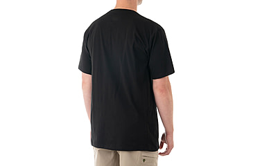 Image of First Tactical Tactix Cotton Short Sleeve Tee - Mens, Black, Regular/3XL, 112501-019-3XL