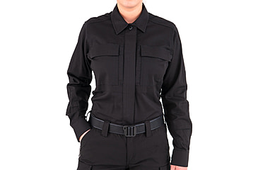 Image of First Tactical V2 BDU Long Sleeve Shirt - Womens, Black, 2XL, R, 121008-019-XXL-R