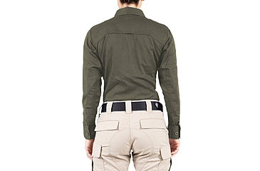 Image of First Tactical V2 BDU Long Sleeve Shirt - Womens, OD Green, Medium, R, 121008-830-M-R