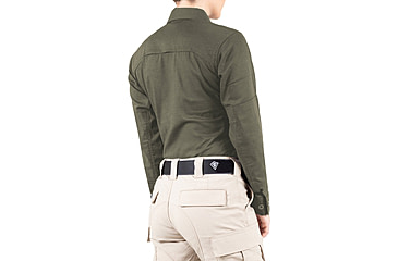 Image of First Tactical V2 BDU Long Sleeve Shirt - Womens, OD Green, Medium, R, 121008-830-M-R
