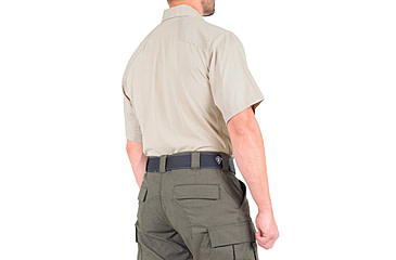 Image of First Tactical V2 Pro Perf Short Sleeve Shirt - Mens, Silver Tan, Regular/Extra Small, 112012-065-XS-R
