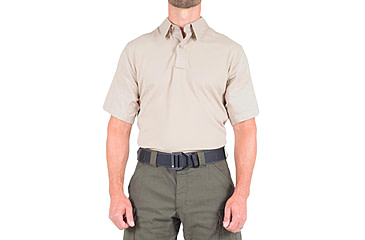 Image of First Tactical V2 Pro Performance Short Sleeve Shirt - Mens, Khaki, Extra Large, T, 112012-055-XL-T