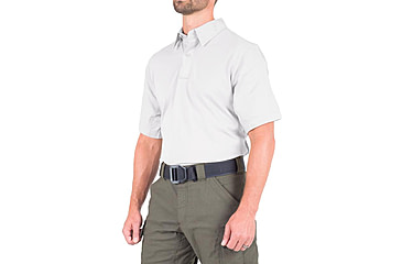 Image of First Tactical V2 Pro Performance Short Sleeve Shirt - Mens, White, Large, T, 112012-010-L-T