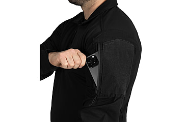 Image of First Tactical V2 Responder Long Sleeve Shirt - Mens, Regular, Black, 2XL, 111031-019-XXL-R