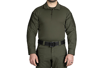 Image of First Tactical V2 Responder Long Sleeve Shirt - Mens, Regular, OD Green, Medium, 111031-830-M-R