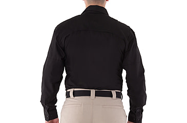 Image of First Tactical V2 Tactical Long Sleeve Shirt - Mens, Black, Small, R, 111006-019-S-R