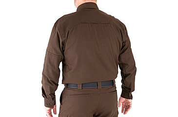 Image of First Tactical V2 Tactical Long Sleeve Shirt - Mens, Kodiak Brown, Large, R, 111006-182-L-R