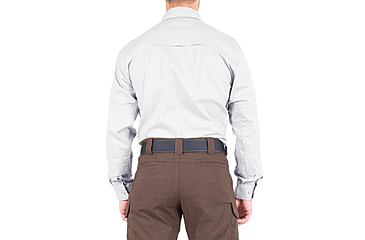 Image of First Tactical V2 Tactical Long Sleeve Shirt - Mens, White, Medium, R, 111006-010-M-R
