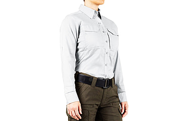 Image of First Tactical V2 Tactical Long Sleeve Shirt - Womens, White, 2XL, R, 121006-010-XXL-R