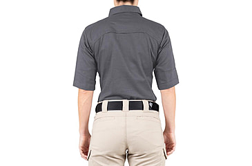 Image of First Tactical V2 Tactical Short Sleeve Shirt - Womens, Wolf Grey, Large, 122007-036-L