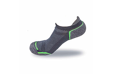 Image of Fish Monkey No Show Guide Series Socks, Black, XL, SM200-BLK-XL