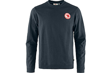 Image of Fjallraven 1960 Logo Badge Sweater - Mens, Dark Navy, Large, F87163-555-L