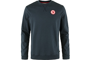 Image of Fjallraven 1960 Logo Badge Sweater - Mens, Dark Navy, 2XL, F87163-555-XXL