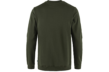 Image of Fjallraven 1960 Logo Badge Sweater - Mens, Deep Forest, Extra Large, F87163-662-XL