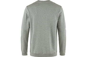 Image of Fjallraven 1960 Logo Badge Sweater - Mens, Grey/Melange, Medium, F87163-020-999-M
