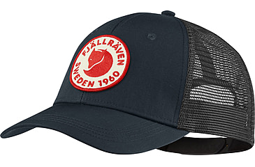 Image of Fjallraven 1960 Logo Langtradarkeps, Dark Navy, Small/Medium, F78138-555-S/M