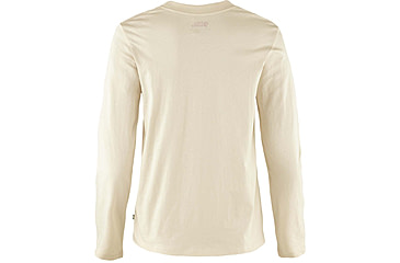 Image of Fjallraven 1960 Logo T-Shirt Long Sleeve - Womens, Chalk White, 2XS, F86989-113-XXS