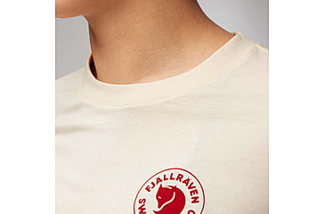 Image of Fjallraven 1960 Logo T-Shirt Long Sleeve - Womens, Chalk White, 2XS, F86989-113-XXS