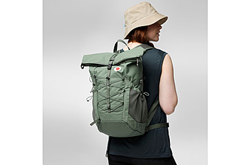 Image of Fjallraven Abisko Hike Foldsack Backpack, Patina Green, One Size, F27222-614-One Size