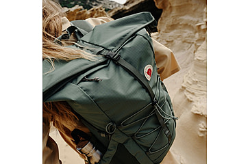 Image of Fjallraven Abisko Hike Foldsack Backpack, Patina Green, One Size, F27222-614-One Size
