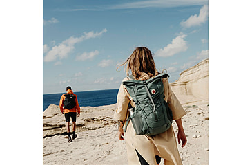 Image of Fjallraven Abisko Hike Foldsack Backpack, Patina Green, One Size, F27222-614-One Size