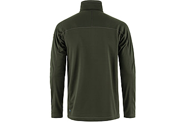 Image of Fjallraven Abisko Lite Fleece Half Zip - Mens, Deep Forest, Extra Small, F87113-662-XS