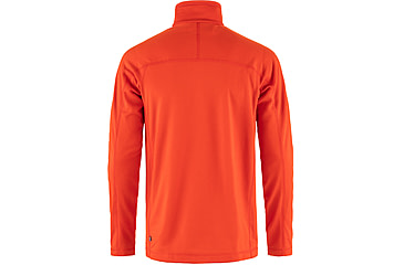 Image of Fjallraven Abisko Lite Fleece Half Zip - Mens, Flame Orange, Extra Large, F87113-214-XL