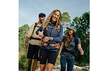 Image of Fjallraven Abisko Short Tights - Womens, Black, Medium, F87138-550-M