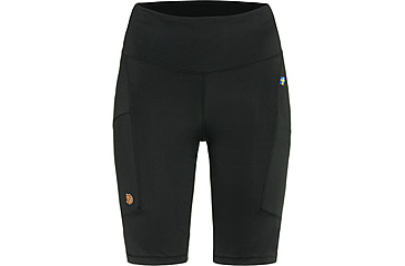 Image of Fjallraven Abisko Short Tights - Womens, Black, Medium, F87138-550-M