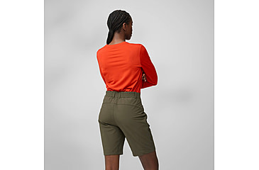 Image of Fjallraven Abisko Trail Stretch Shorts - Womens, Deep Forest, 44, F14200143-662-44