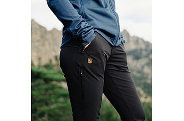 Image of Fjallraven Abisko Trail Stretch Trousers - Womens, Black, 36/R, F87101-550-36/R