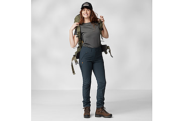 Image of Fjallraven Abisko Trail Stretch Trousers - Womens, Dark Navy, 38/Small, F87101-555-38/S