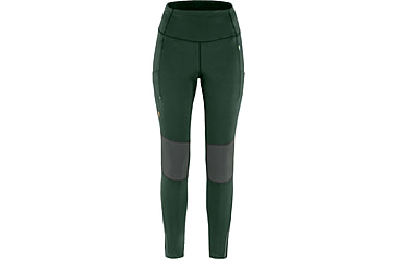 Image of Fjallraven Abisko Varm Trekking Tights - Womens, Deep Patina/Iron Grey, Extra Large, F84790-679-048-XL