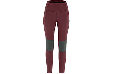 Image of Fjallraven Abisko Varm Trekking Tights - Womens, Port-Iron Grey, Small, F84790-357-048-S