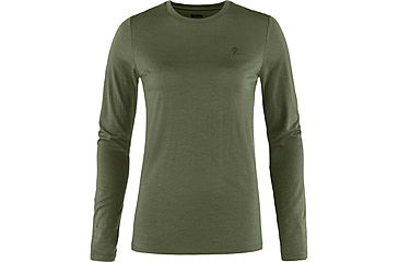Image of Fjallraven Abisko Wool Long Sleeve - Womens, Laurel Green, 2XS, F84102-625-XXS