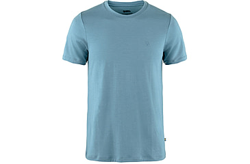 Image of Fjallraven Abisko Wool Short Sleeve - Mens, Dawn Blue, Medium, F87193-543-M